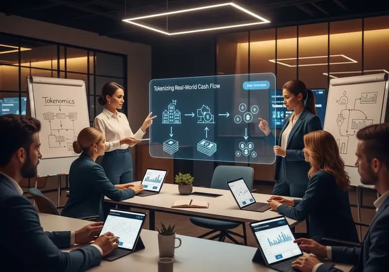 Tokenizing Real-World Cashflow: The End of Traditional Banking Dominance - Illustration