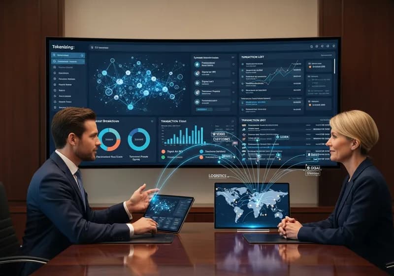 Tokenizing Logistics Assets: Vehicles, Warehouses & Equipment - Illustration