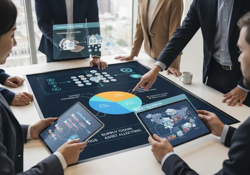 Tokenizing Logistics Assets: Vehicles, Warehouses & Equipment - Illustration