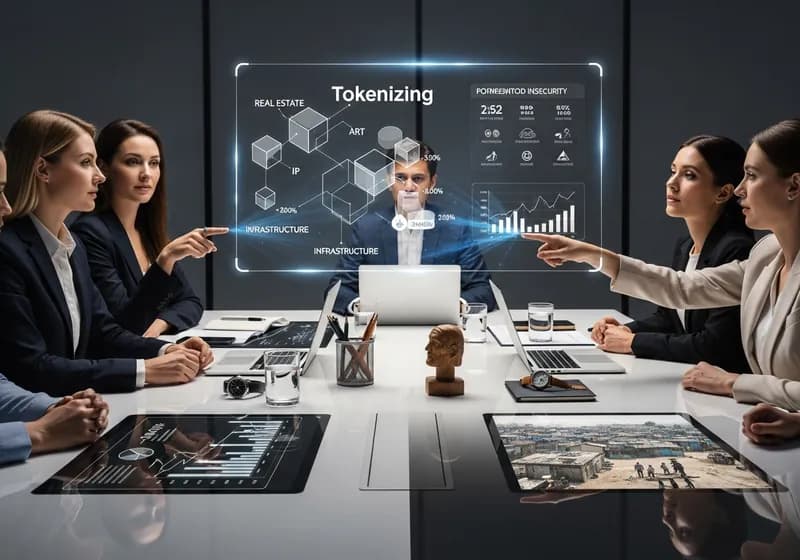 Tokenizing Poverty and Wealth: How Blockchain Will Rebuild Social Classes - Illustration