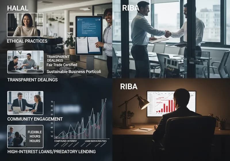 آیا سود دلاری حرام است؟ پاسخ صریح فقهی و اقتصادی - Illustration